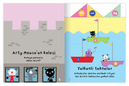 Arty Mouse Kesme Etkinlikleri: Makas Tutma Becerisinden Sanat Eserine!