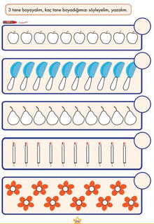 Sayı Tanıma Eksik Sayı Tamamlama 1 Matematik Evreni Serisi