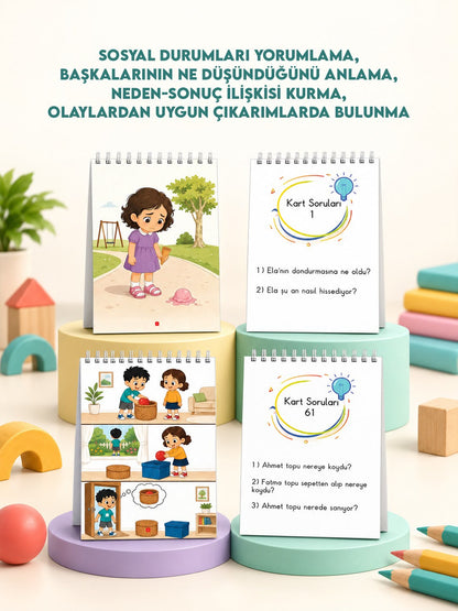 Zihin Kuramı Kart Kitap Seti (3 Kitap / 123 Etkinlik)