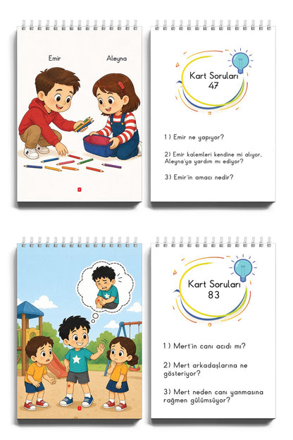 Zihin Kuramı Kart Kitap Seti (3 Kitap / 123 Etkinlik)