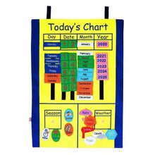Cırtlı Takvim Pano – Zaman ve Hava Durumu Kavramı Eğitim Seti