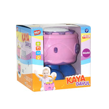 02 PİL.IŞIKLI SESLİ KAYA DAVUL- PEMBE