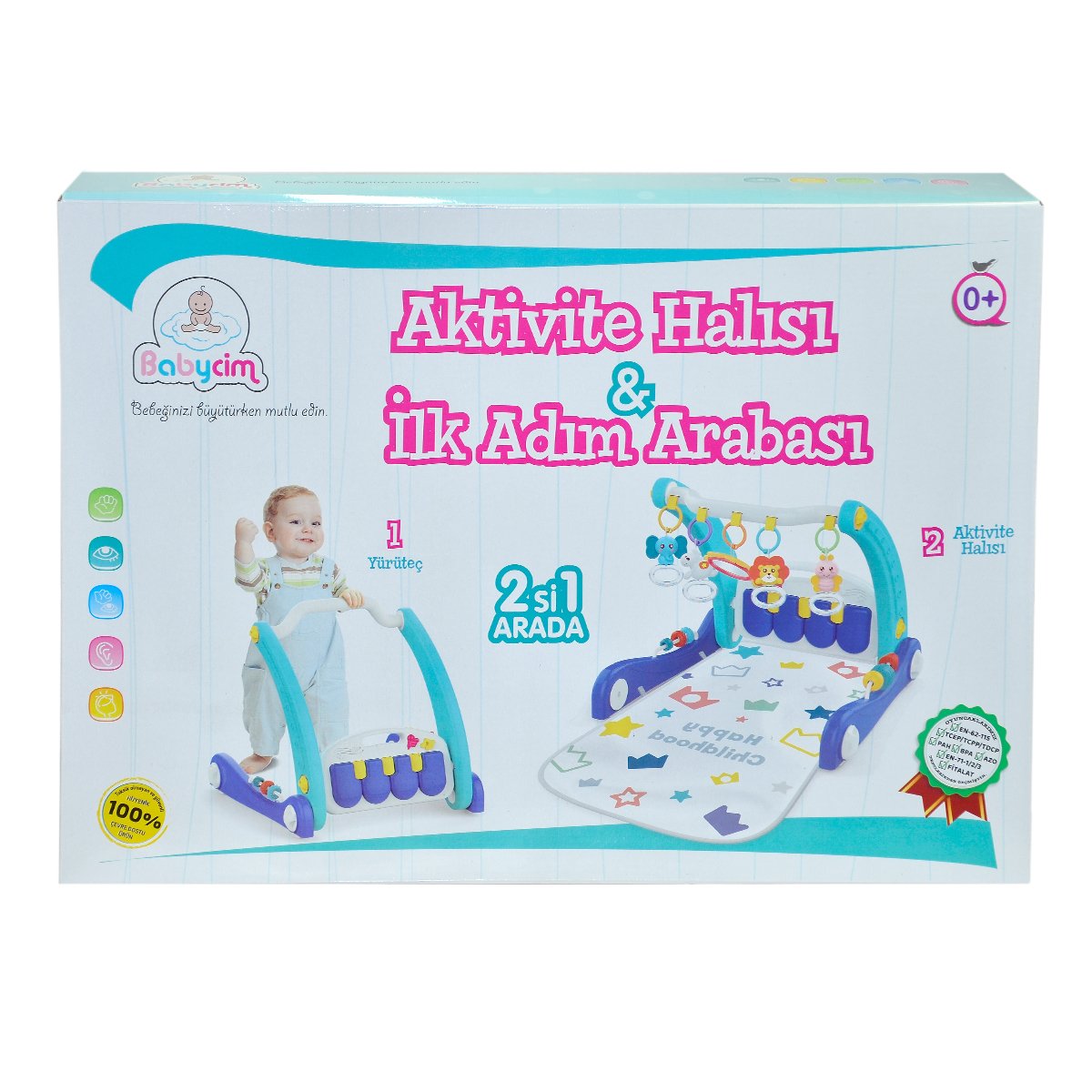 AKTİVİTE HALISI İLK ADIM ARABASI MAVİ