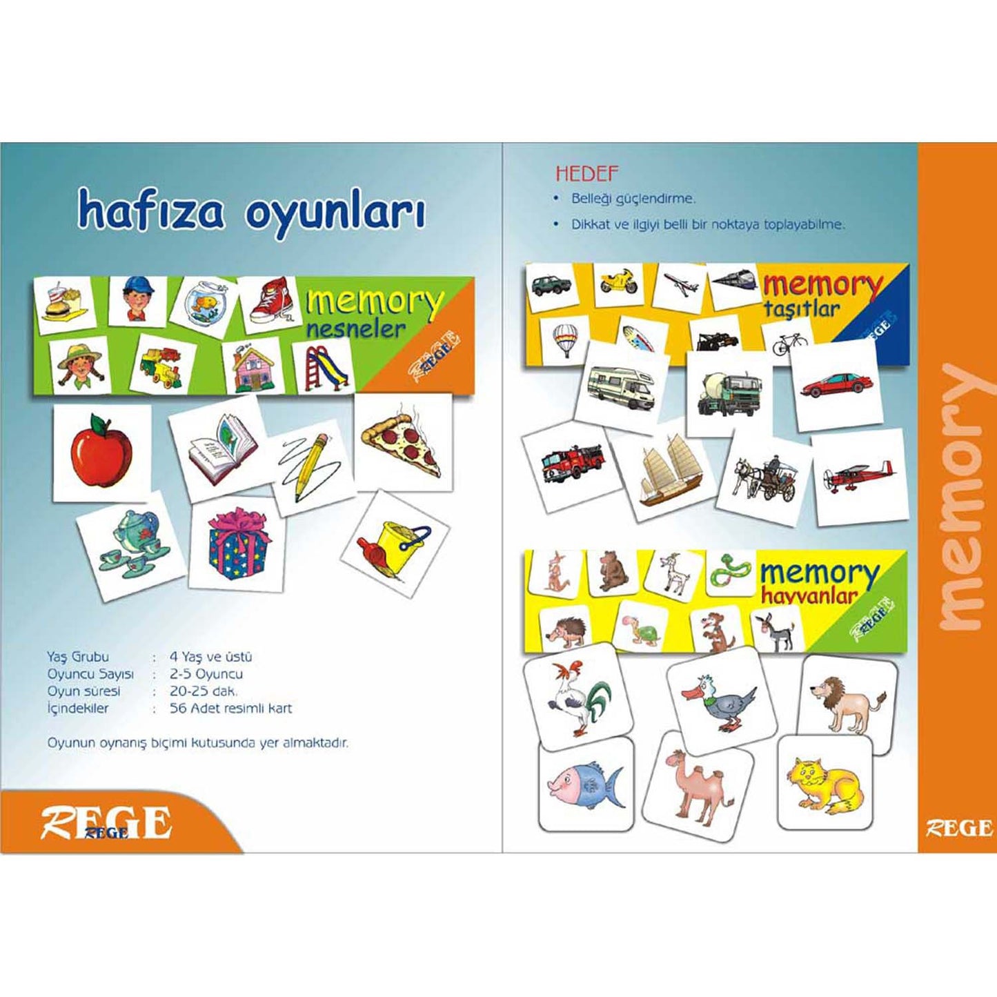 Bellek Oyunu-Hayvanlar