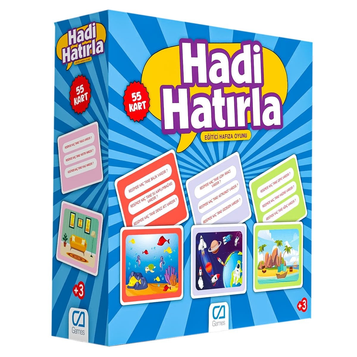 Hadi Hatırla - Eğitici Hafıza Oyunu (+5 Yaş)