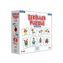 Şekiller Puzzle – Geometrik Algı ve Zihinsel Gelişim Seti