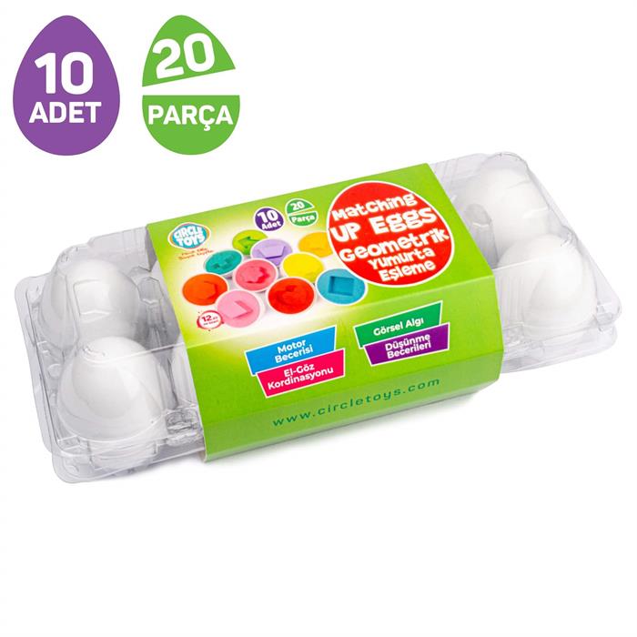 Gemometrik Yumurta Eşleme 10 Adet