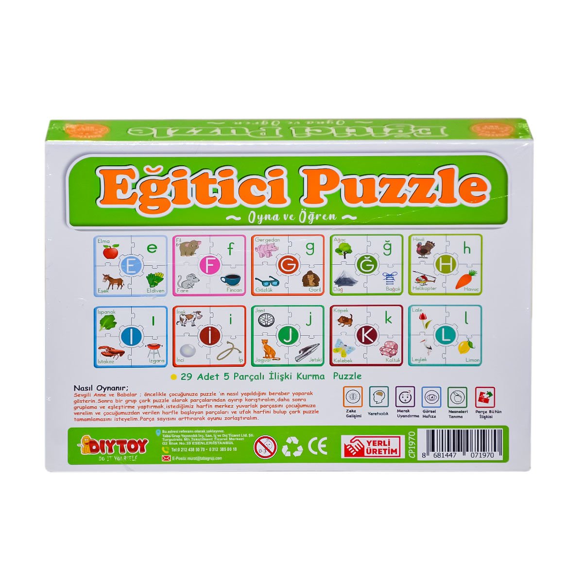 ÇARK PUZZLE ALFABE