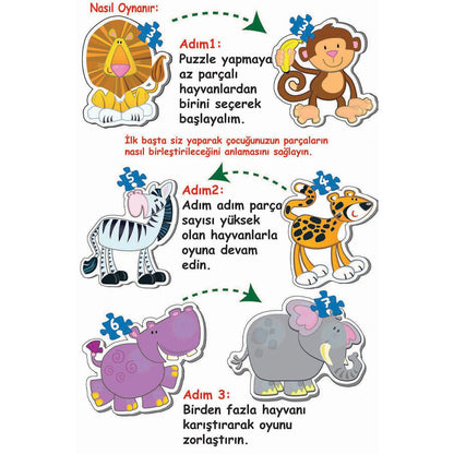 BABY PUZZLE BENİM İLK HAYVANLAR PUZZLEM