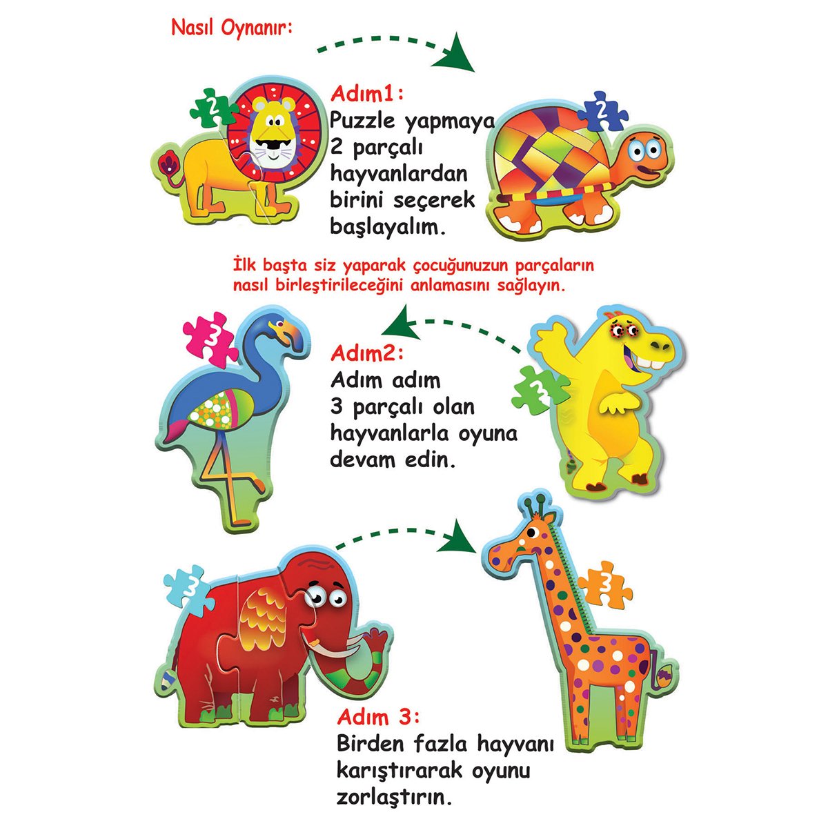 BABY PUZZLE BENİM İLK PUZZLEM ORMAN HAYVANLARI