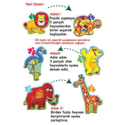 BABY PUZZLE BENİM İLK PUZZLEM ORMAN HAYVANLARI