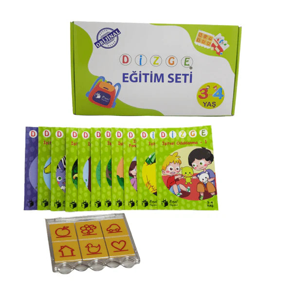DİZGE 3-4 Dikkat ve İşitsel Zekayı Geliştirme Seti