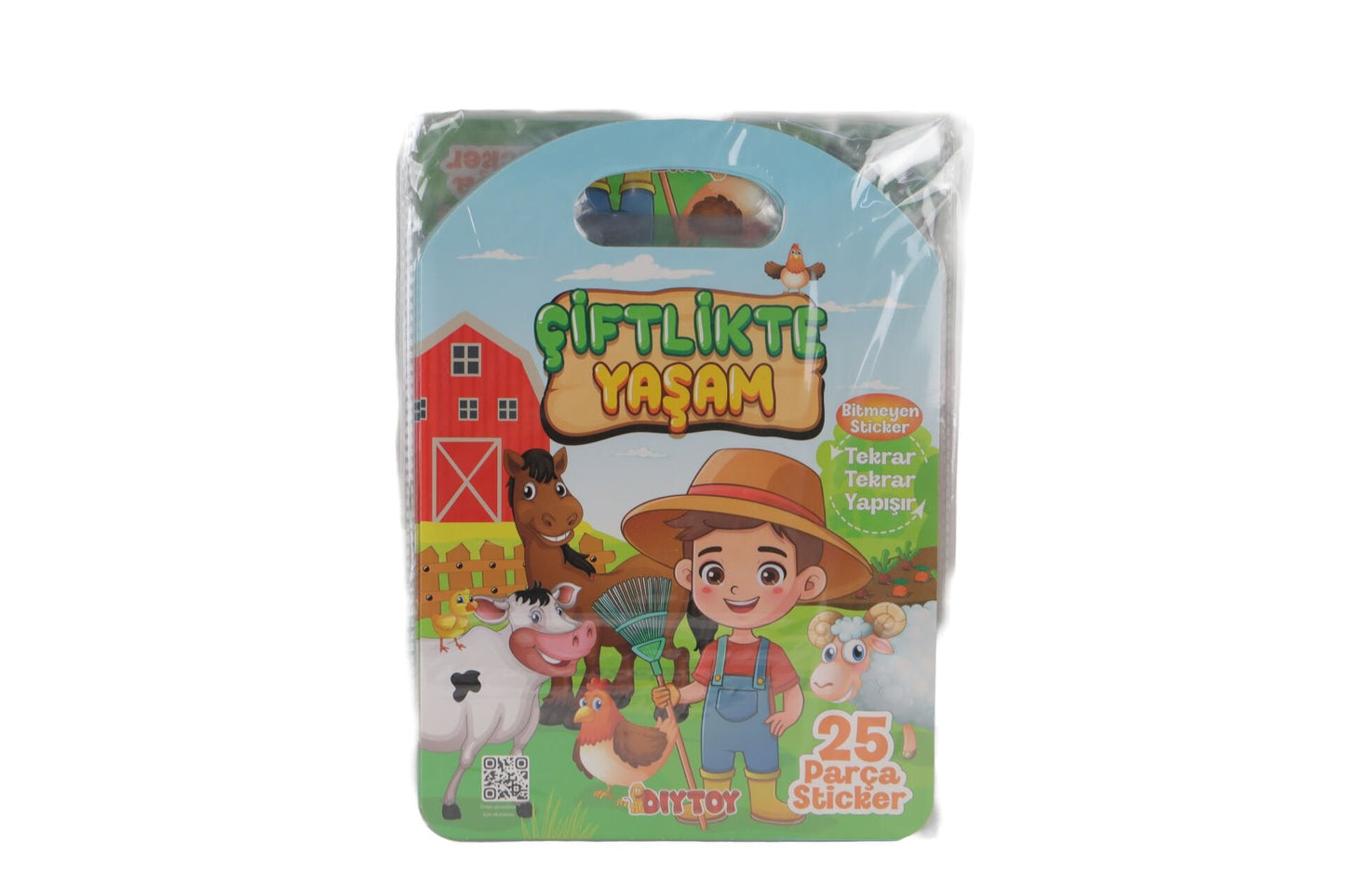 Bitmeyen Sticker Çiftlikte Yaşam - Eğitici ve Eğlenceli Etkinlik Seti