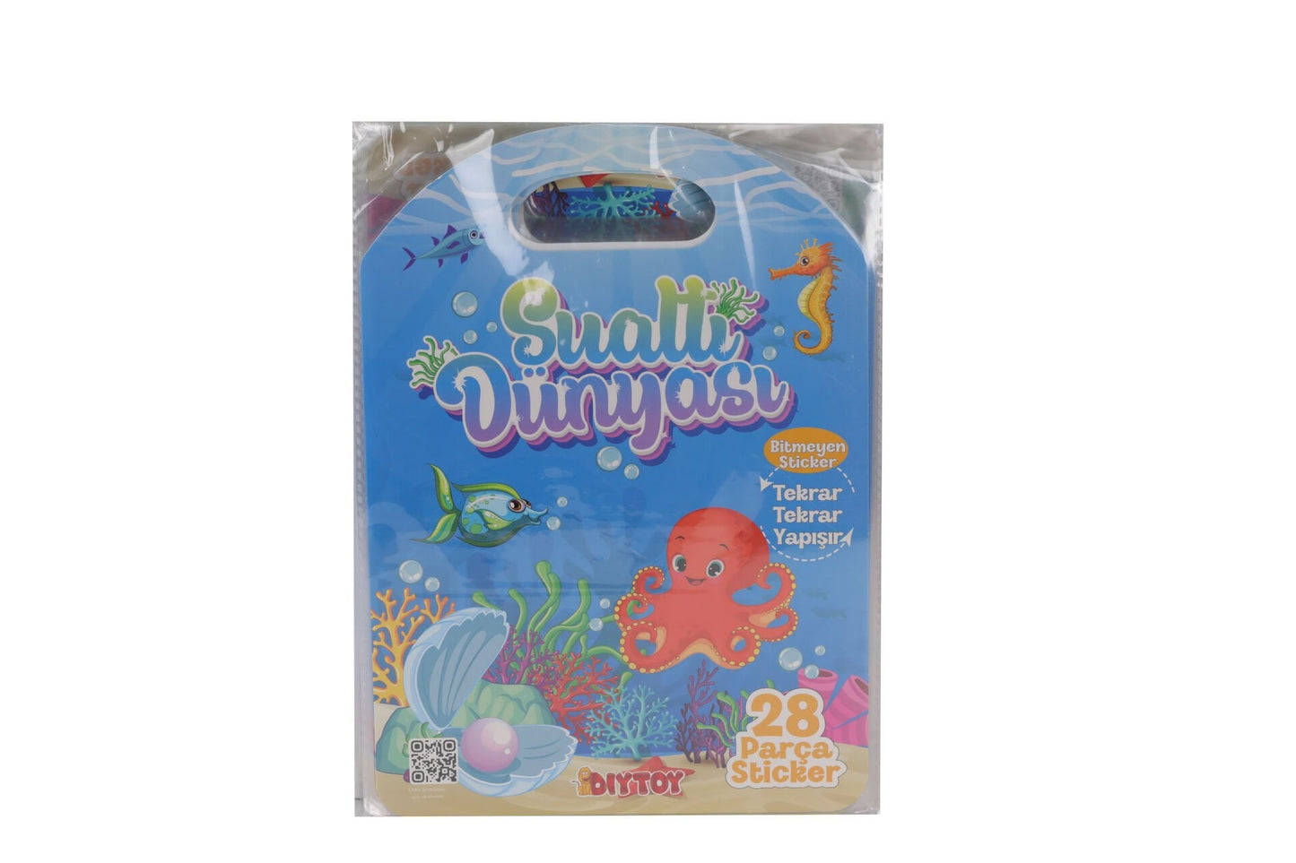 Bitmeyen Sticker Su Altı Dünyası - Eğitici ve Eğlenceli Etkinlik Seti