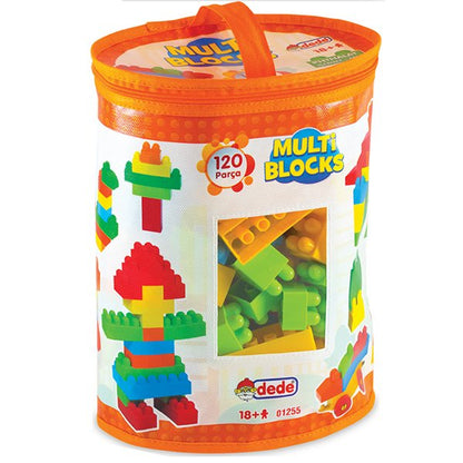 Multi Blocks 120 Parça – Hayallerin Mimarı Minik Ellere!
