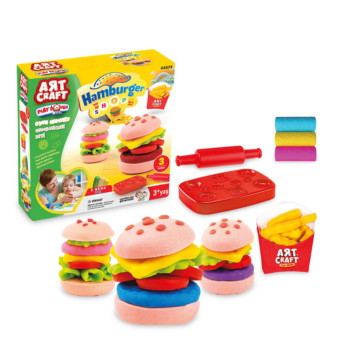 Hambuer Set Oyun Hamuru 150 Gr