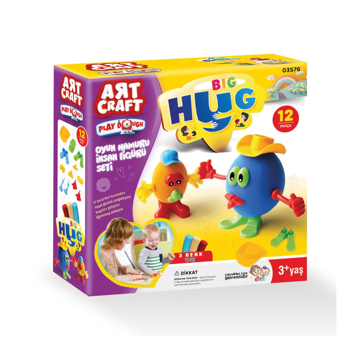 İnsan Figuru Seti Oyun Hamuru 150 Gram