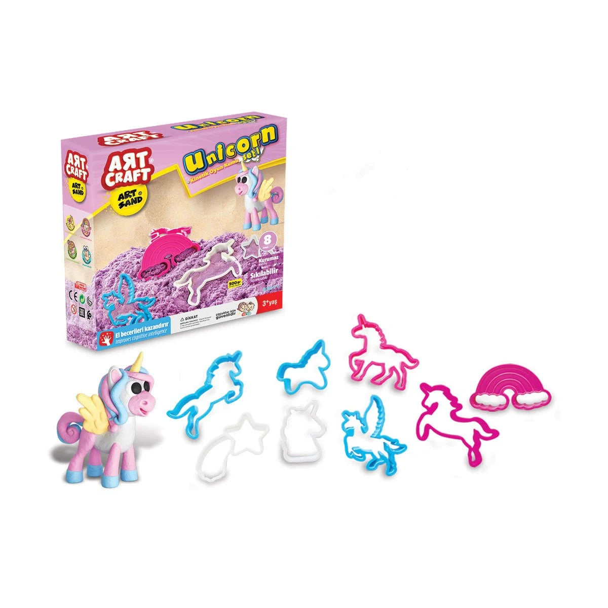 Unicorn Kum Seti 500 Gr: Masalsı Bir Dünyada Duyusal Gelişim!