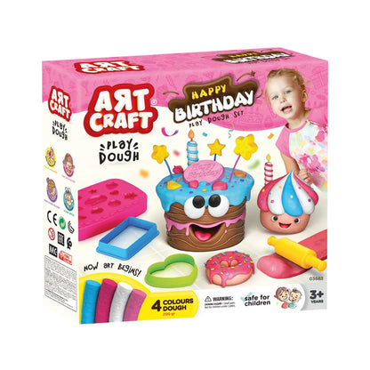 Art Craft Doğum Günü Hamur Seti (200 gr) – En Renkli Partiyi Siz Tasarlayın!