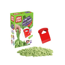 Aksesuarli Yeşi̇l Ki̇neti̇k Oyun Kumu 500 Gr