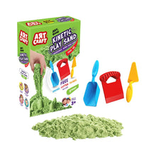 Aksesuarli Yeşi̇l Ki̇neti̇k Oyun Kumu 1000 Gr