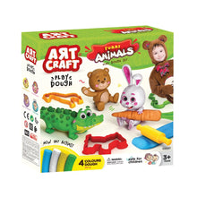 Art Craft Eğlenceli Hayvanlar Hamur Seti (200 gr) – Hayal Gücünü Şekillendiren Renkli Dünya!