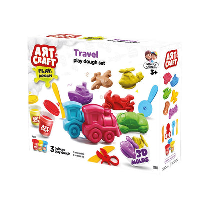 Art Craft Seyahat Araçları Hamur Seti (168 gr) – Kendi Yolculuğunu Şekillendir!
