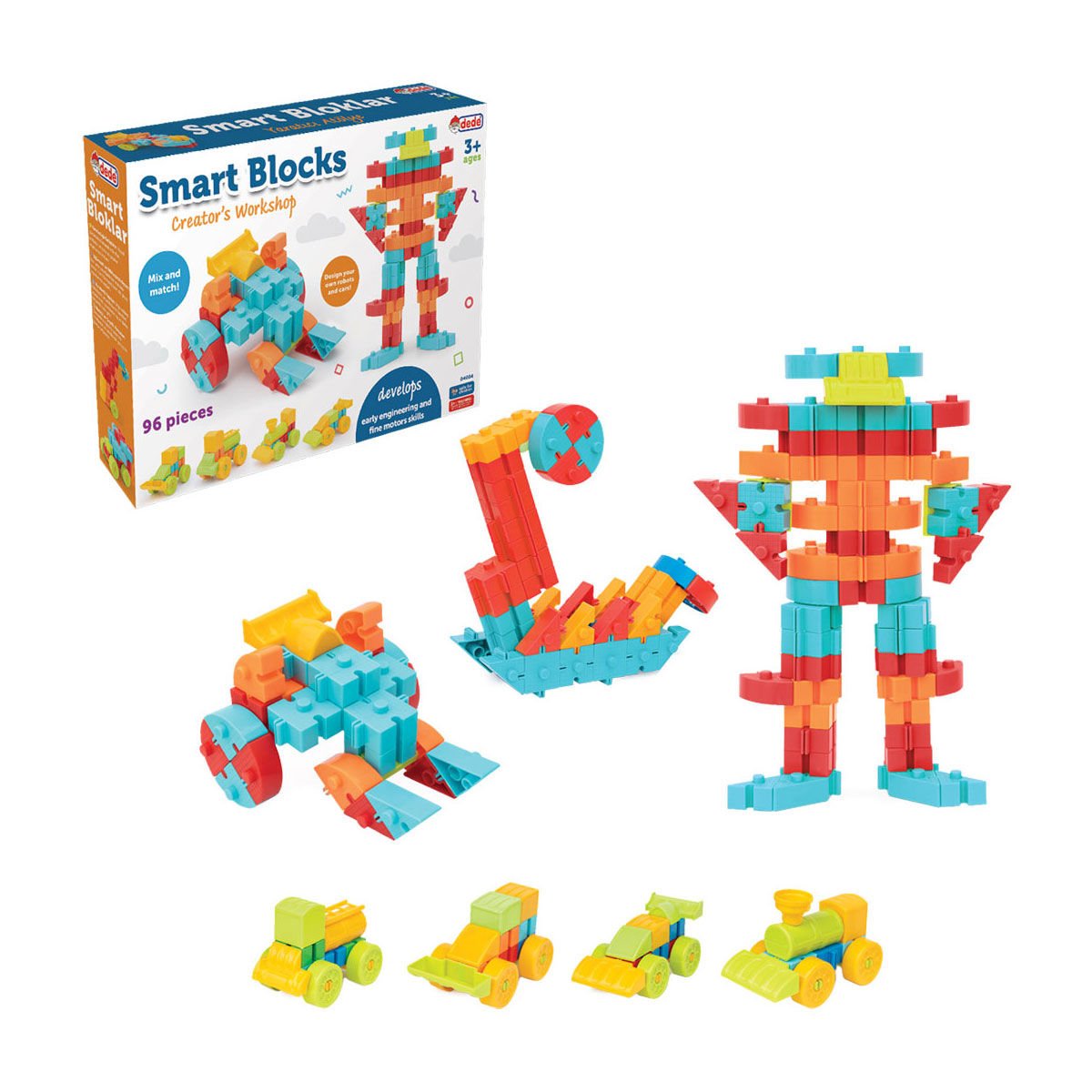 Smart Blok Seti (96 Parça) – Yaratıcı İnşaya İlk Adım