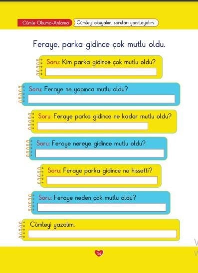 5N1K Temel Beceriler 3 Okuyorum Anlıyorum Yazıyorum Serisi