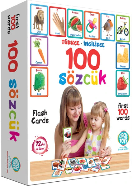 Türkçe İngilizce 100 Sözcük Kartları
