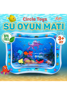 Circle Toys Bebek Su Oyun Matı Tummy Time Karın Üstü Aktivite Zamanı