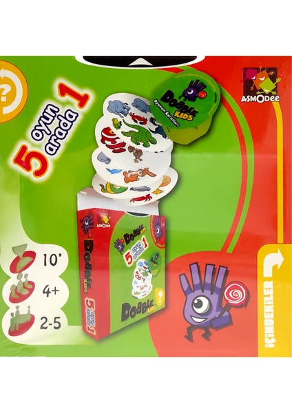 DOBBLE KIDS: Keskin Gözler, Hızlı Eller Yarışıyor!