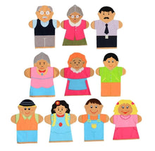 İnsanlar El Kuklası Seti (10’lu) – Aile ve Sosyal Bağları Güçlendiren Rol Model Seti