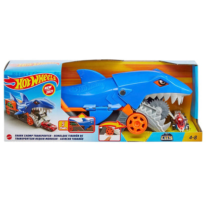 Hot Wheels Köpek Balığı Taşıyıcı - Arabaları "Yutan" Eğlenceli Depolama ve Oyun Seti