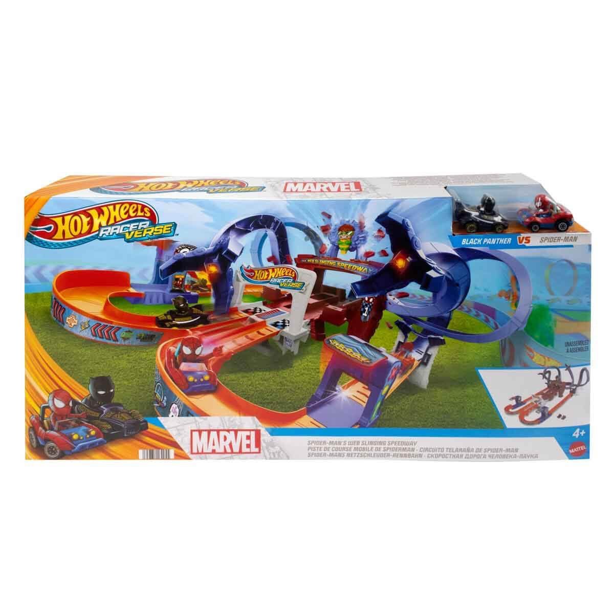 Hot Wheels RacerVerse Marvel Spider-Man Yarış Pisti - Aksiyon ve Odaklanma Gelişimi