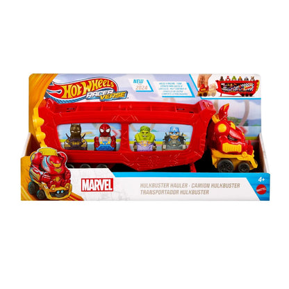 Hot Wheels RacerVerse Hulkbuster Tır - Kahramanların Taşıyıcısı ve Depolama Ünites
