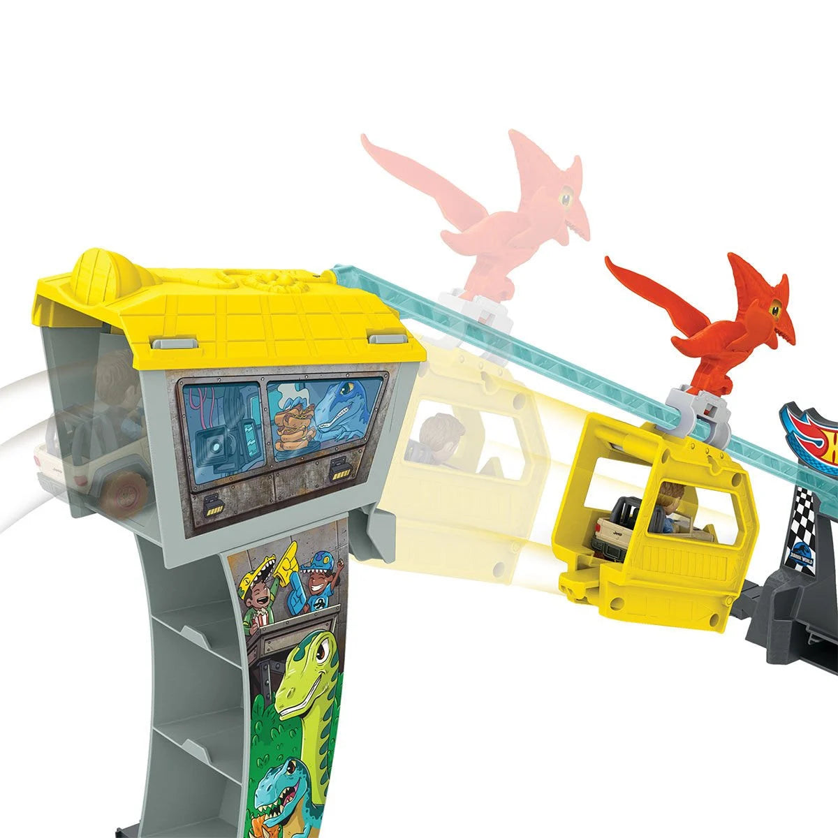 Hot Wheels RacerVerse Jurassic Pist Seti - Adadan Kaçış ve Heyecan Dolu Rekabet!