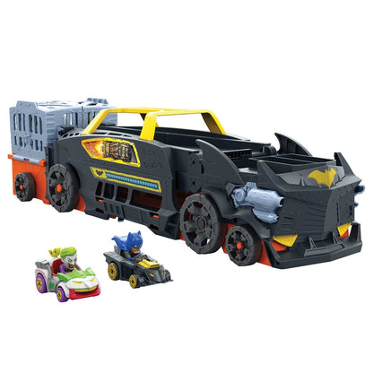 Hot Wheels RacerVerse Ultimate Batman Pist Seti - Dev Dönüşen Tır ve 3 Şeritli Yarış Heyecanı