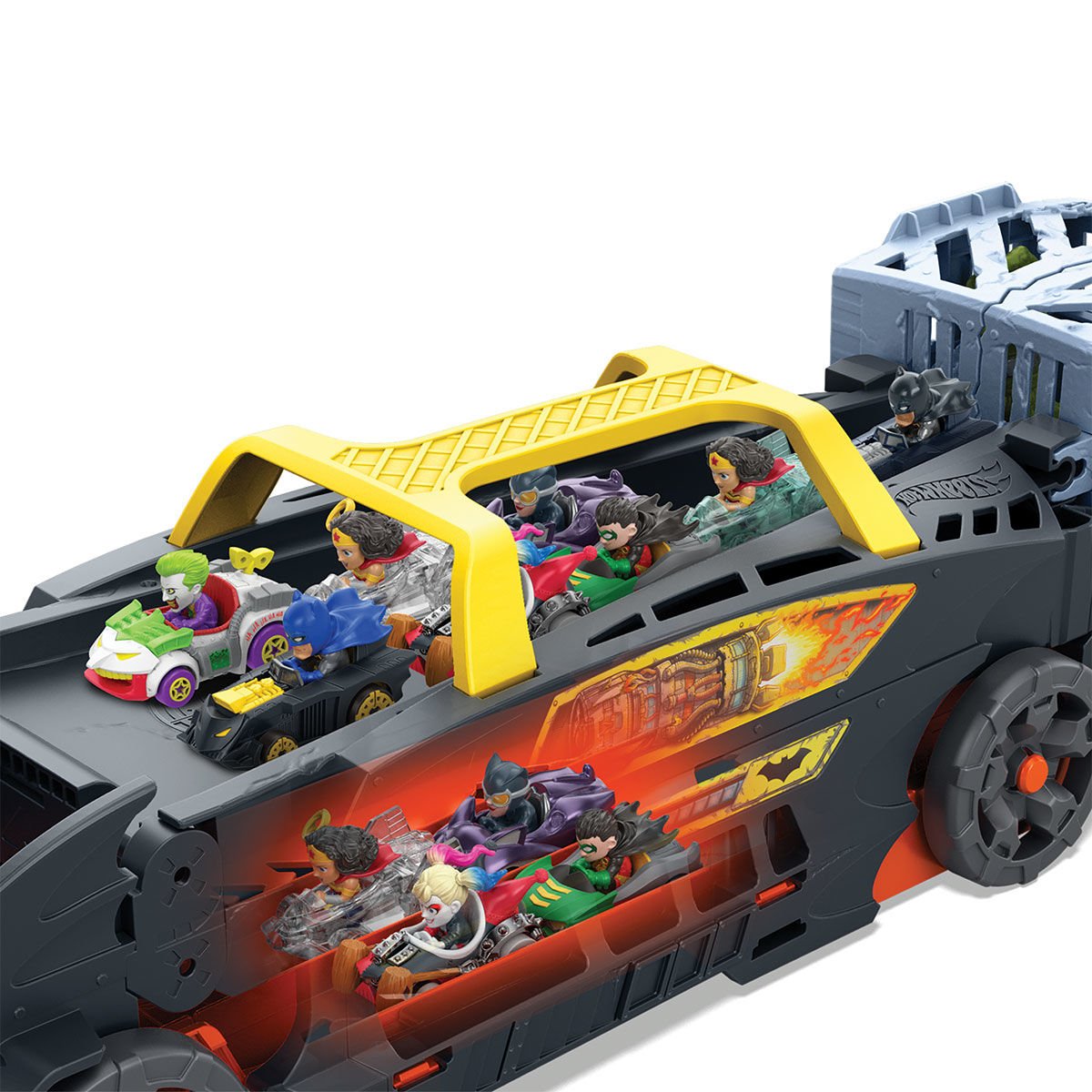Hot Wheels RacerVerse Ultimate Batman Pist Seti - Dev Dönüşen Tır ve 3 Şeritli Yarış Heyecanı