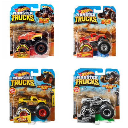 Hot Wheels Monster Trucks 1:64 Arabalar - Küçük Boyut, Dev Heyecan!