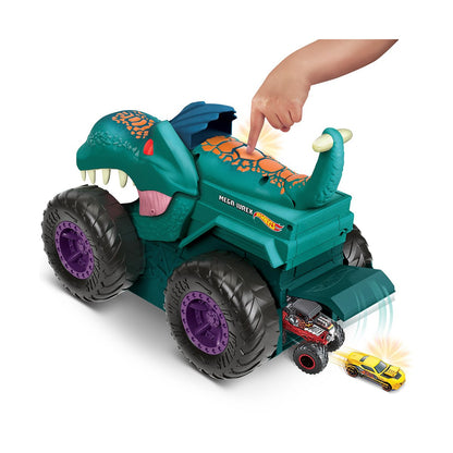 Monster Trucks Araba Yiyen Mega Wrex - Işıklı, Sesli ve İnteraktif Oyun Deneyimi