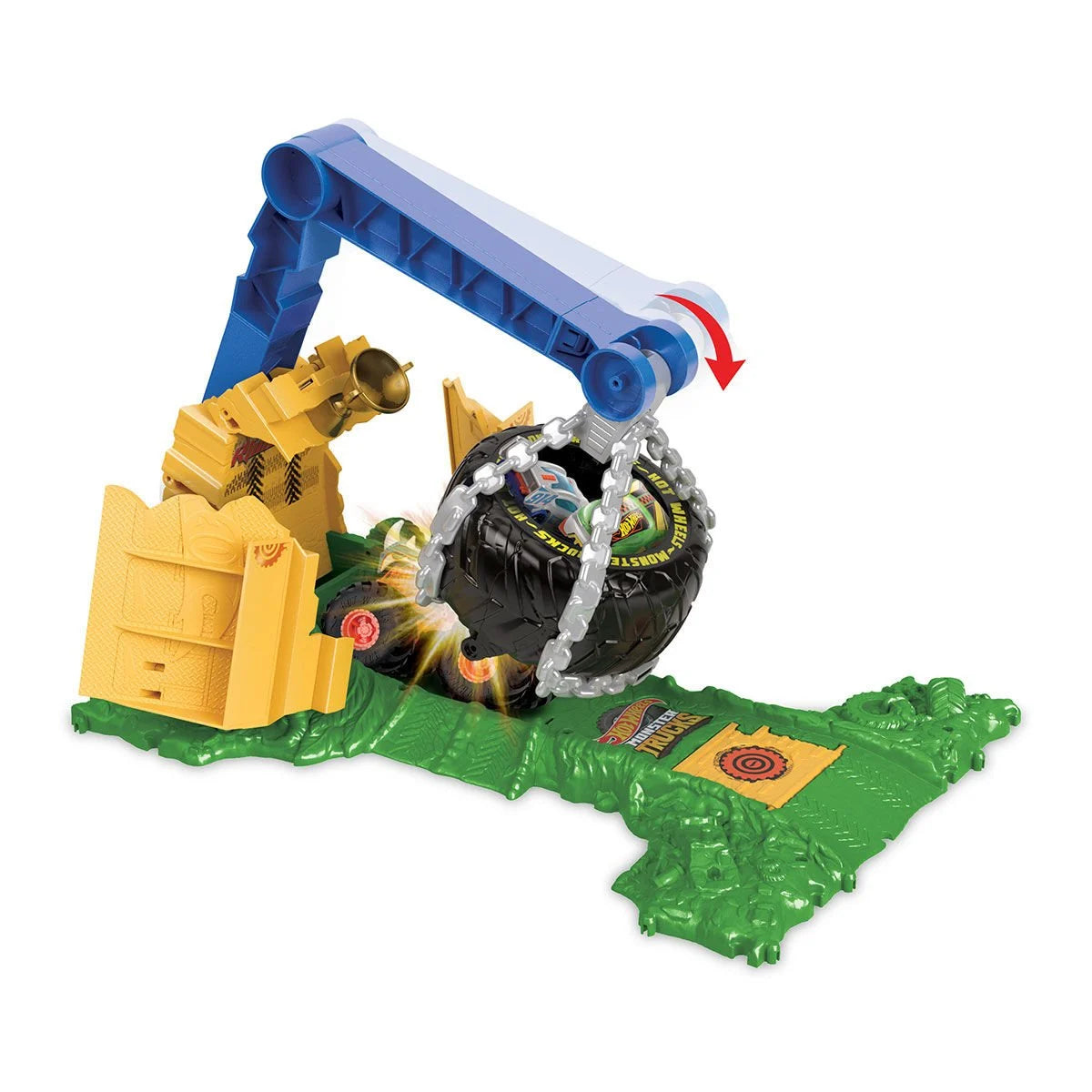 Monster Trucks Arenada Rhinomite Mücadelesi - Zamanlama ve Refleks Geliştirici Oyun Seti