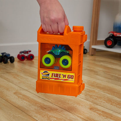 Monster Trucks Fuel N' Go Motosaurus - Taşınabilir Macera ve Akrobasi Seti