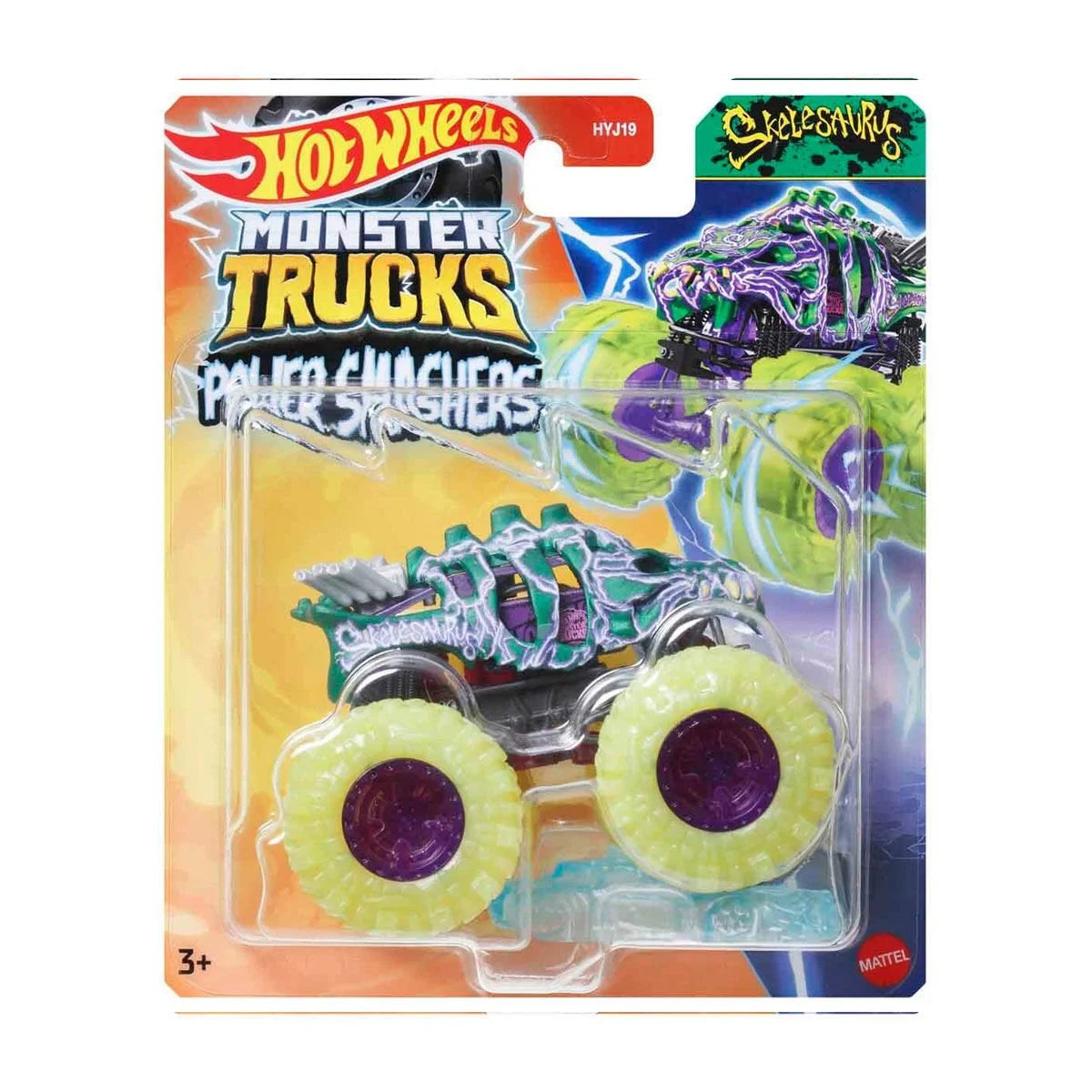 Hot Wheels Monster Trucks Power Smashers 1:64 Arabalar - Parlak Renkler, Enerji Dolu Maceralar!