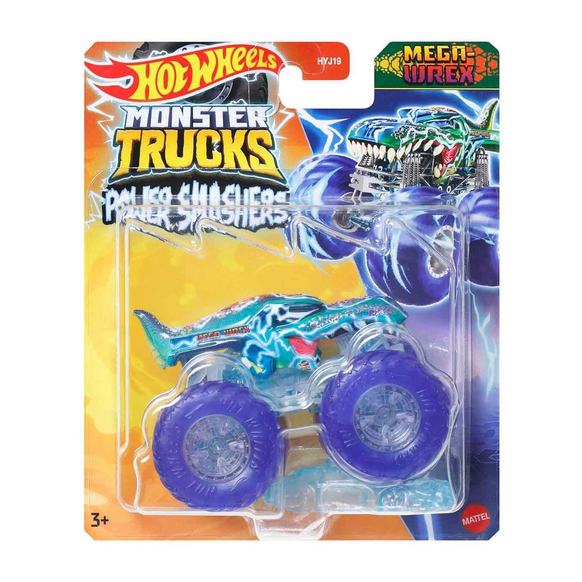 Hot Wheels Monster Trucks Power Smashers 1:64 Arabalar - Parlak Renkler, Enerji Dolu Maceralar!