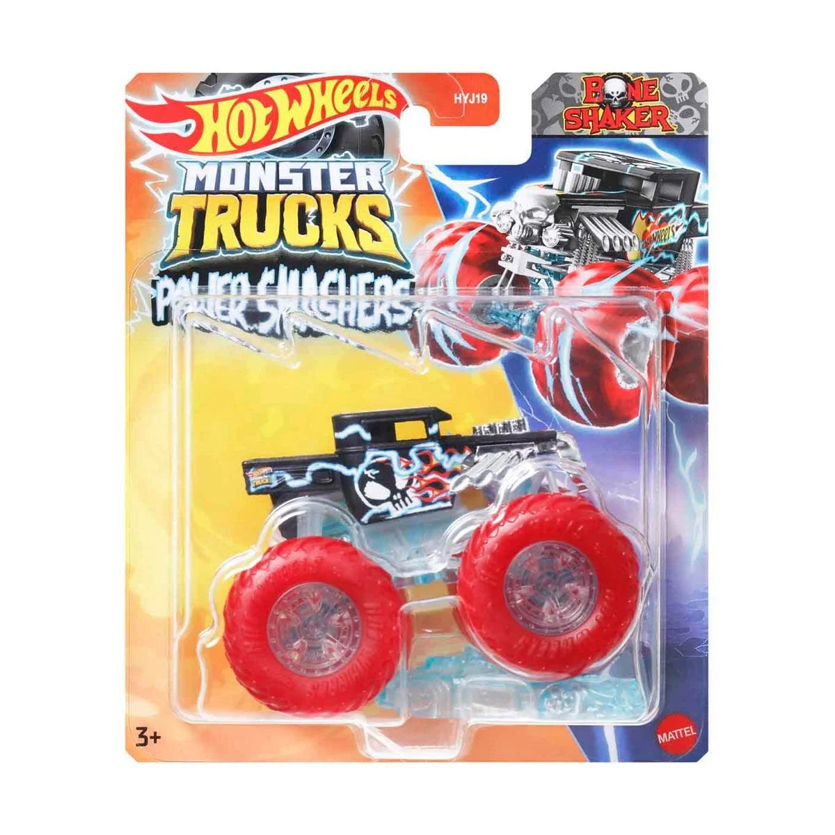 Hot Wheels Monster Trucks Power Smashers 1:64 Arabalar - Parlak Renkler, Enerji Dolu Maceralar!