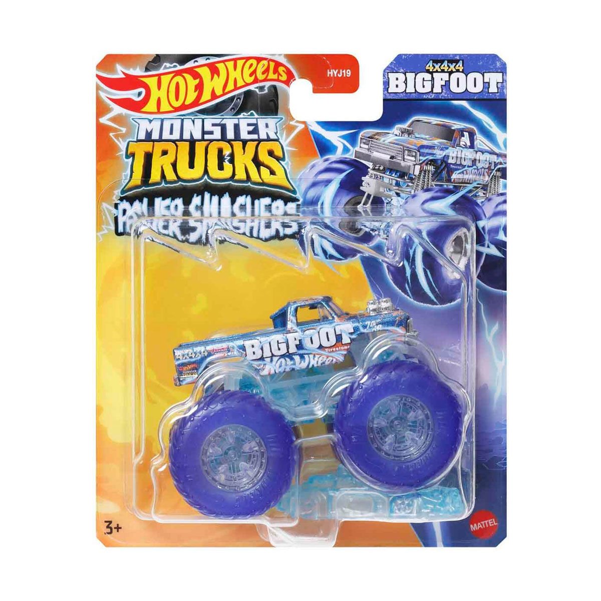 Hot Wheels Monster Trucks Power Smashers 1:64 Arabalar - Parlak Renkler, Enerji Dolu Maceralar!