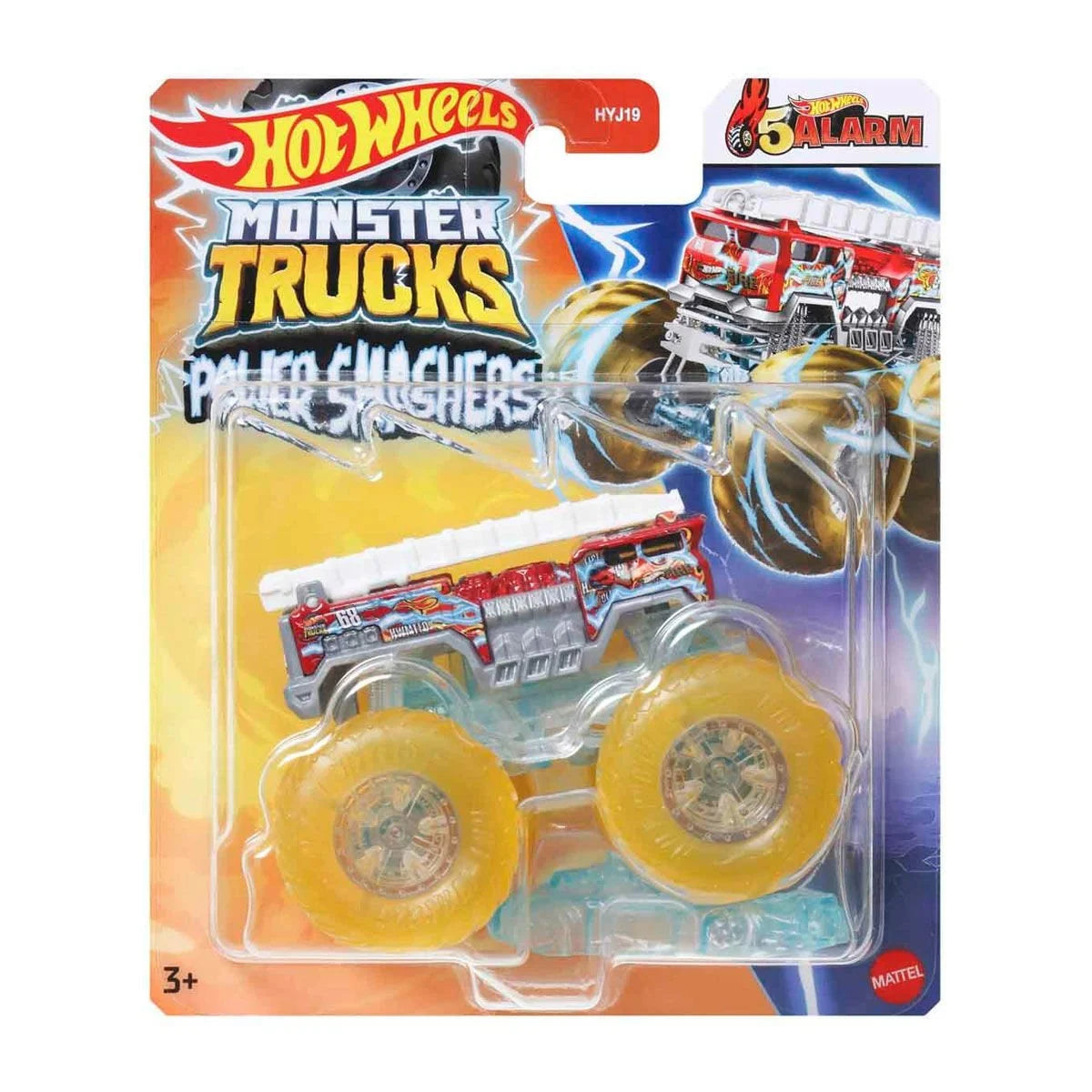 Hot Wheels Monster Trucks Power Smashers 1:64 Arabalar - Parlak Renkler, Enerji Dolu Maceralar!
