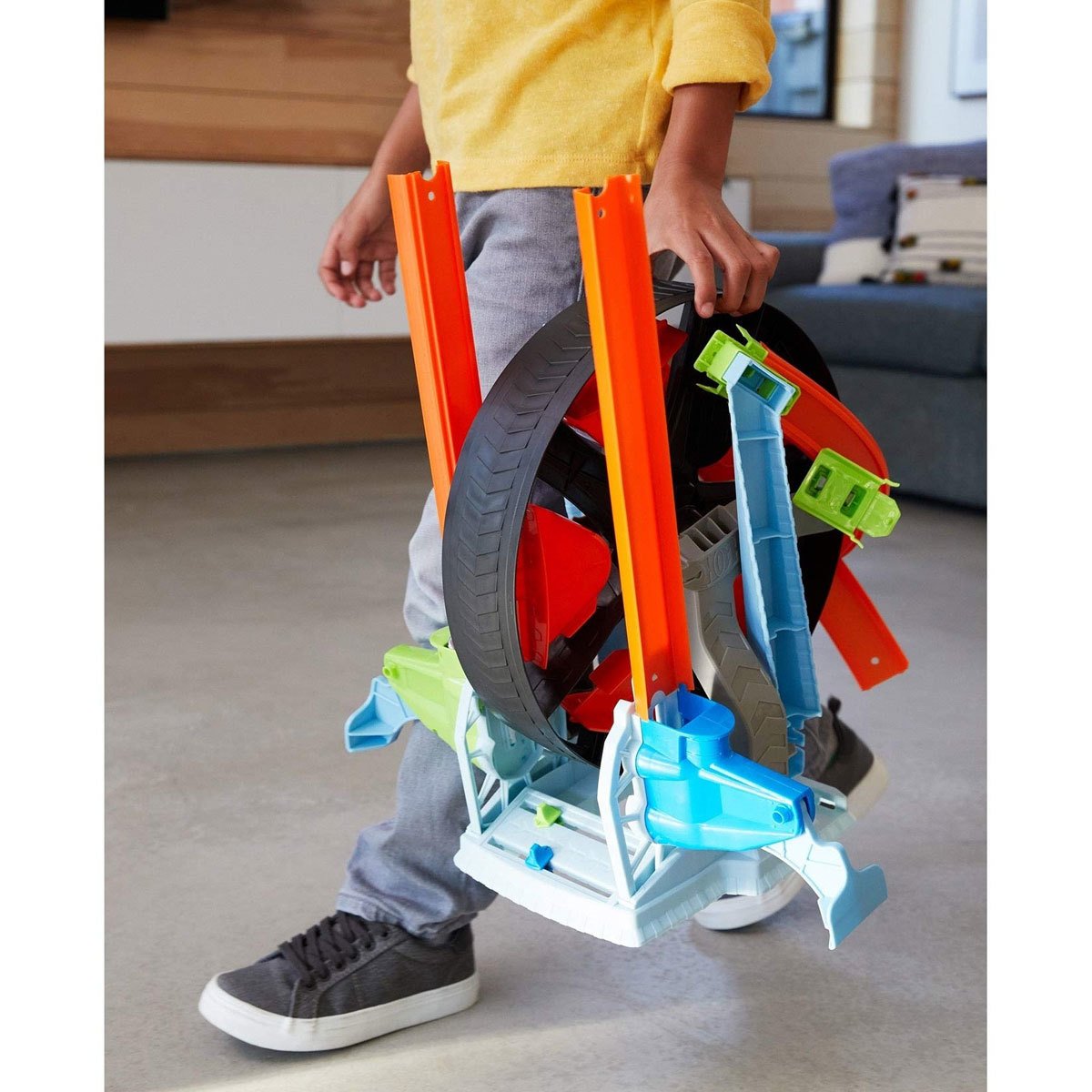 Hot Wheels Dönen Tekerlek Macerası Yarış Seti - Yüksek Performanslı Skor Mücadelesi