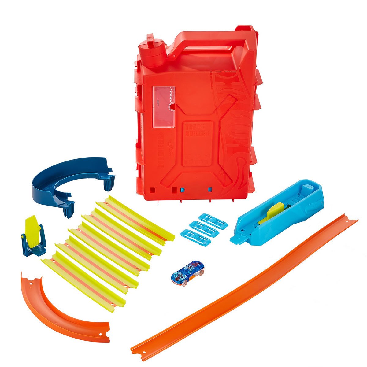 HW Track Builder Benzin Bidonu Akrobasi Seti - Yaratıcı İnşa ve Sınırsız Hız Deneyimi